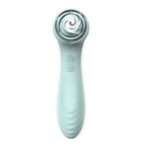 Rose Sucking Clit Stimulation Vibrator (Chargeable - Tiffany Blue)